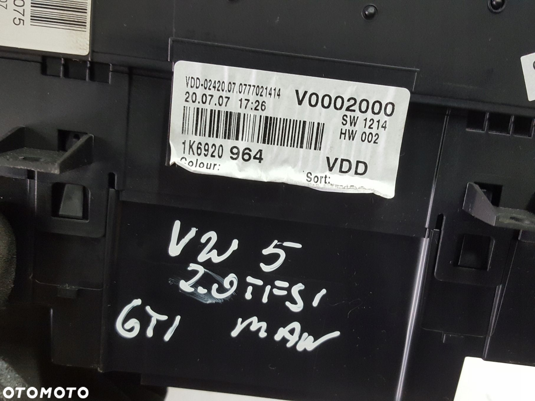 VW GOLF 5 V 04-09r GTI 2.0 TFSI LICZNIK ANGLIK 1K6920964 - 3