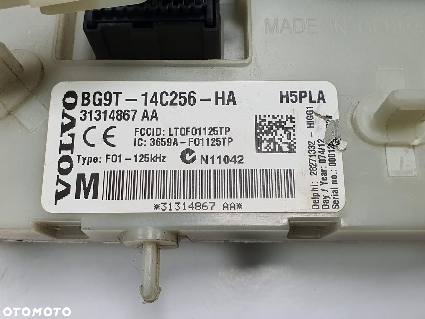 MODUŁ STEROWNIK BSI VOLVO V70 III 31314867 BG9T-14C256-HA - 4