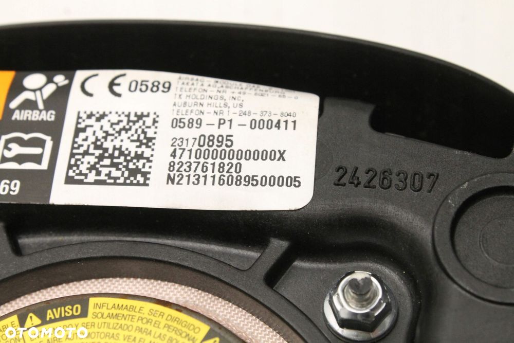 PODUSZKA AIRBAG KIEROWCY KIEROWNICY OPEL AMPERA VOLT 2011R- - 9