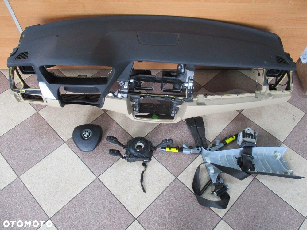 Deska konsola pulpit BMW X6 E71 kremowa - 1