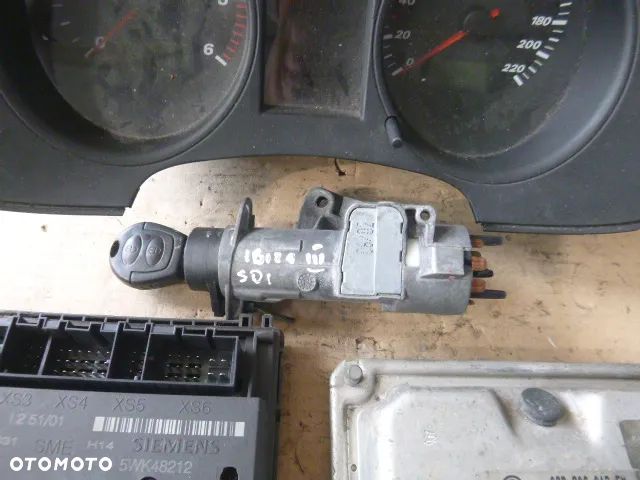ZESTAW STARTOWY KOMPUTER STACYJKA IMMOBILIZER LICZNIK SEAT IBIZA III CORDOBA II 1.9 SDI 038906012EM - 5