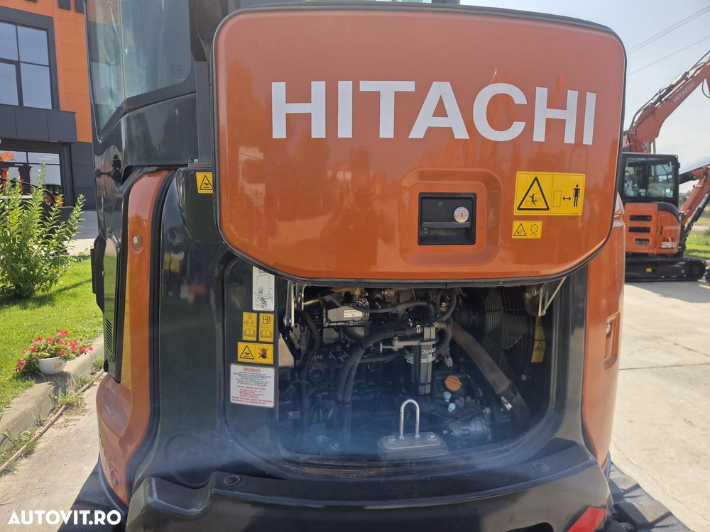 Hitachi ZX48U-6, 2023, 2.658t, 5 TONE, CUPLA RAPIDA+3 CUPE NOI, inst picon pe brate, lama nivelare, ad sapare 4m, ridica 3t, latime 2m, antifurt, aer cond, produs in JAPONIA, posibilitate leasing 4 ani, PROMOTIE 39.500 EUR+tva - 26