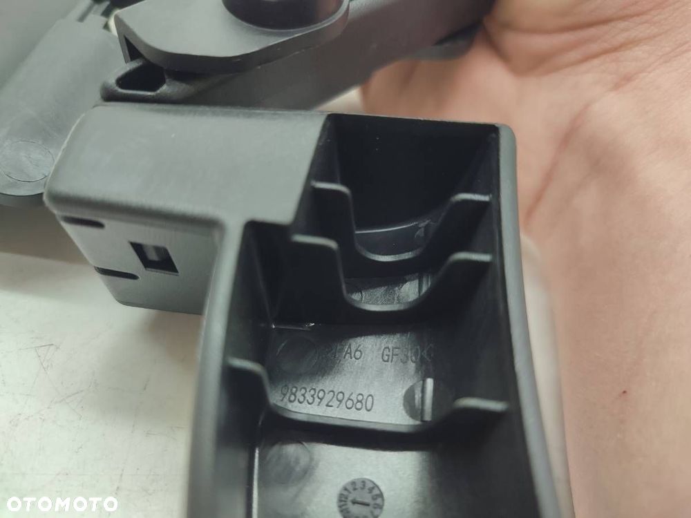 LINKA RĄCZKA CIĘGNO KLAMKA OTWIERANIA MASKI CITROEN C5 X 9833929680 - 5