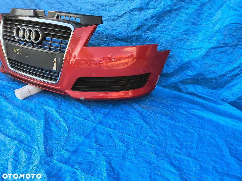 55C Zderzak przód przedni KOMPLETNY AUDI  A3 8P LIFT FL WYSYŁKA - 9