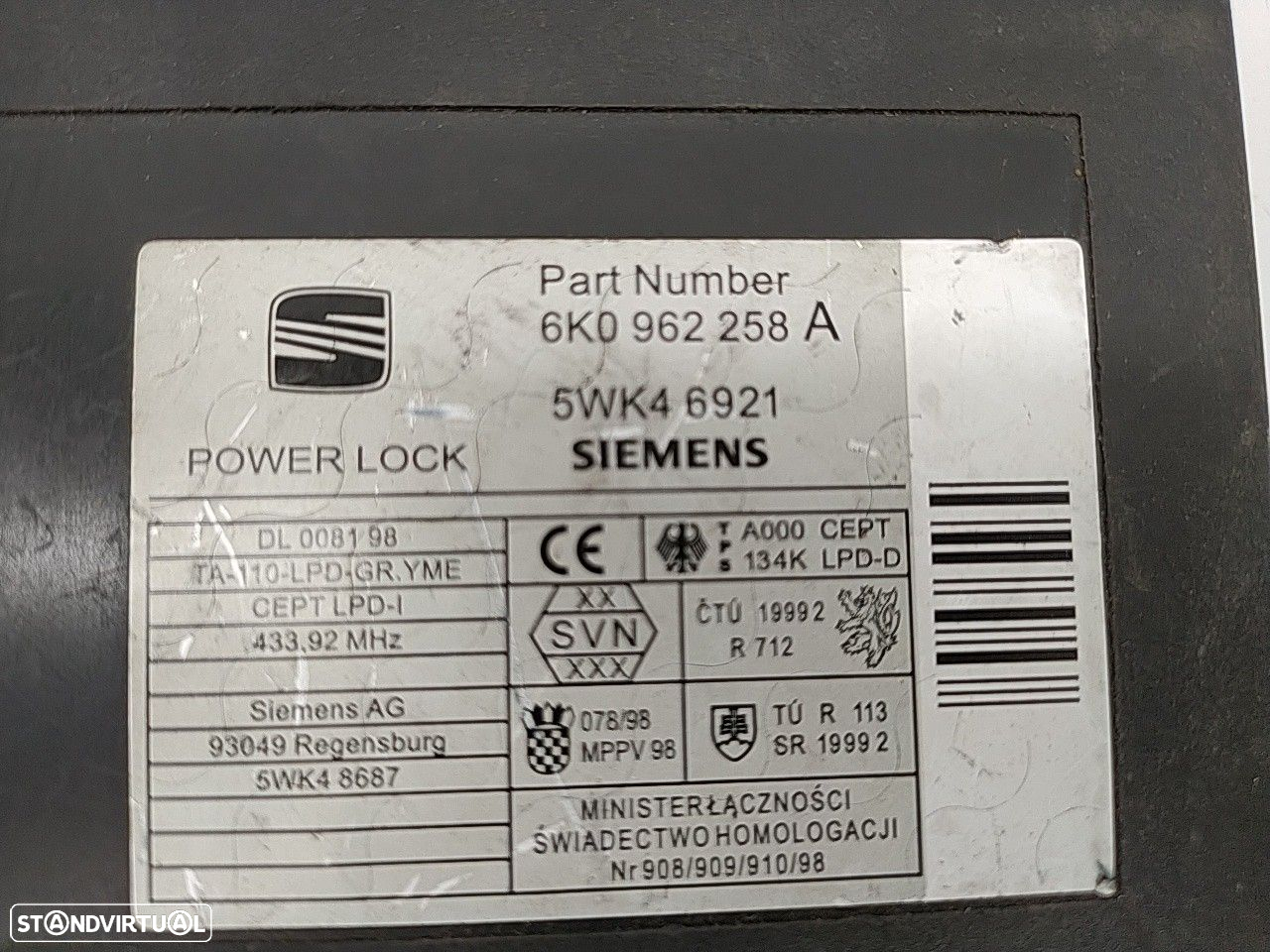 Bcm - Caixa Fusiveis Seat Ibiza Iii (6K1) - 4
