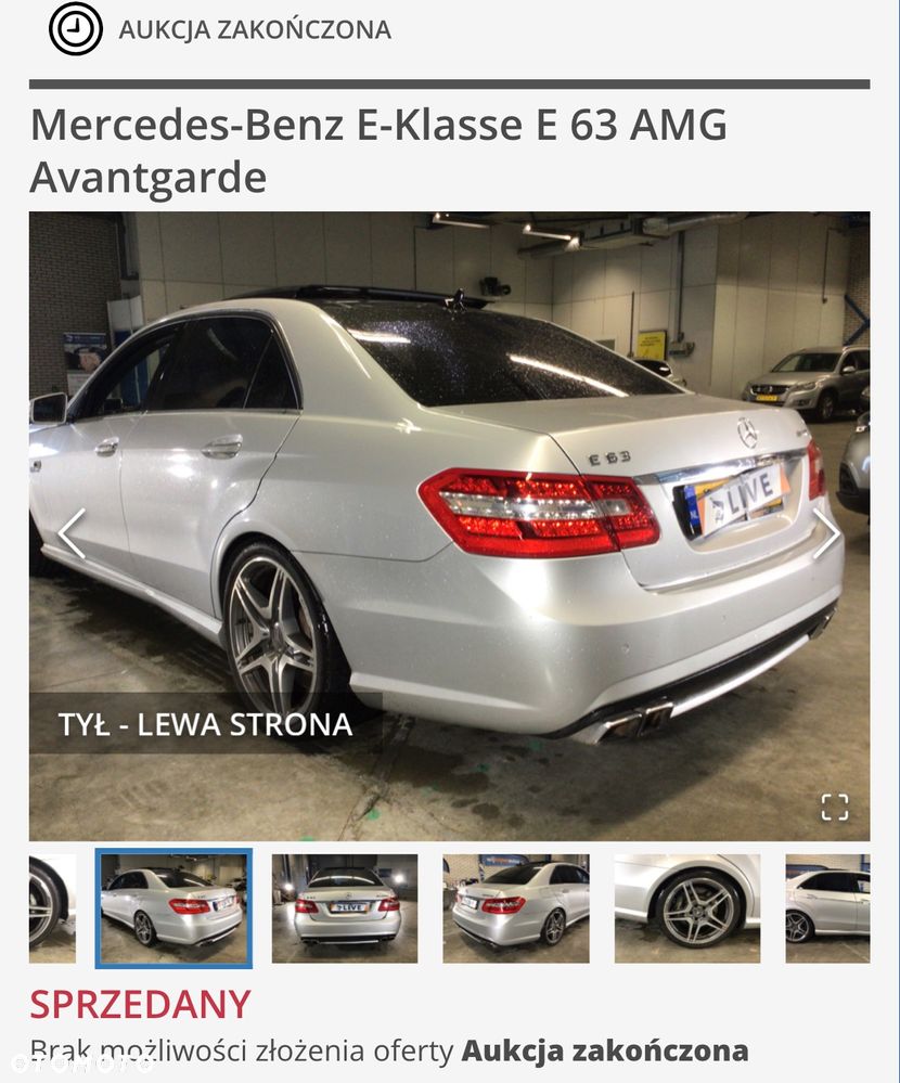 Mercedes-Benz Klasa E 63 AMG AMG Speedshift 7G-MCT - 12