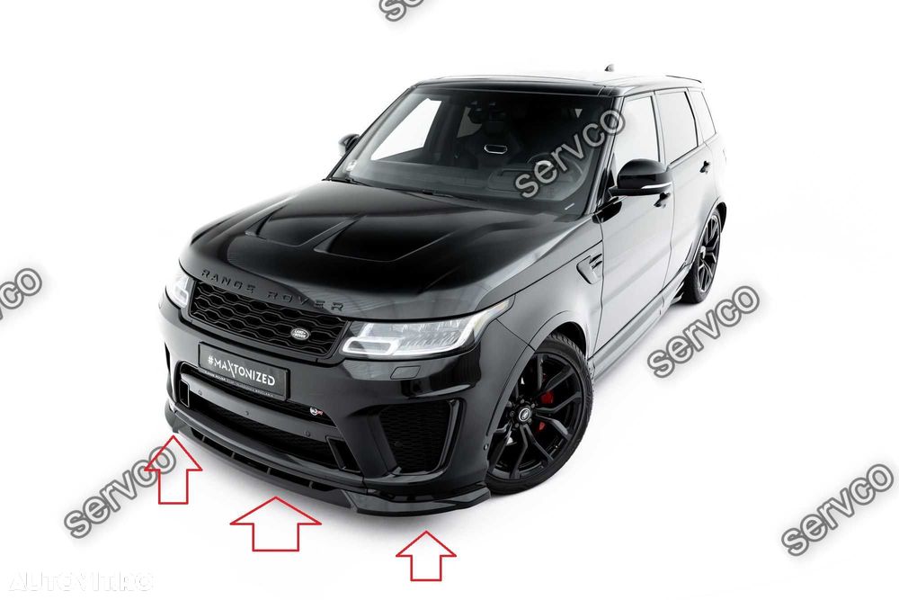 Prelungire splitter bara fata Land Rover Range Rover SVR 2018-2022 v2