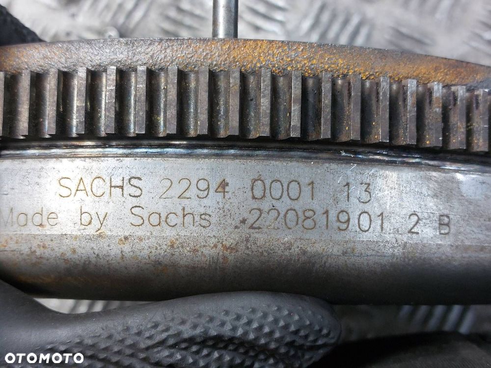 KOŁO DWUMASOWE + TARCZA DOCISK ŁOŻYSKO PASSAT B6 2.0 TDI SACHS 2294000113 - 6