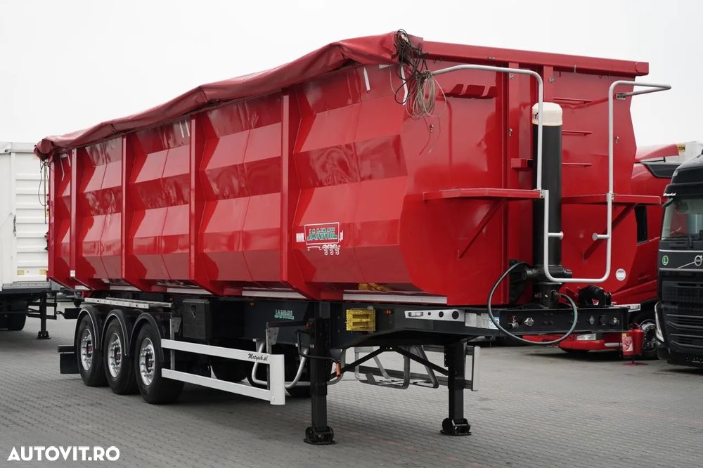 Janmil / BASCĂLĂ DIN OȚEL / 58 m³ / 2021 / HARDOX / AXE SAF / AXĂ RIDICABILĂ / PENTRU DEȘEURI - 1