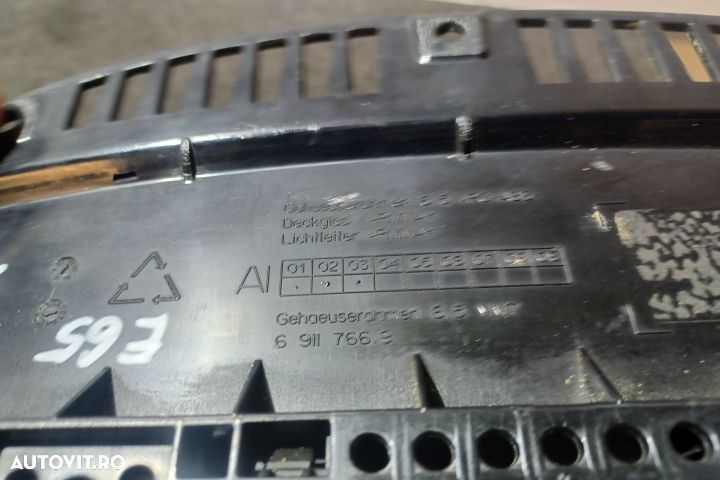 Display bord 69117669 BMW Seria 7 E65/E66 [facelift] [2005 - 2008] Se - 4