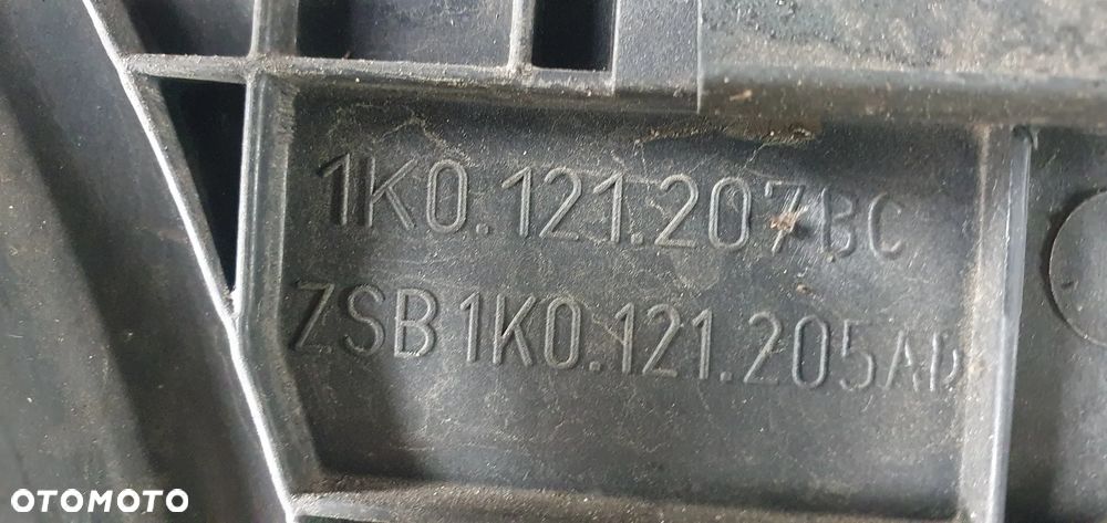 Pas przedni wzmocnienie chłodnica chłodnice wentylatory VW Passat B6 2.0 TDI 3C0121253AB 3C0145805AD 1K0121207BC 1K0121205AD - 7