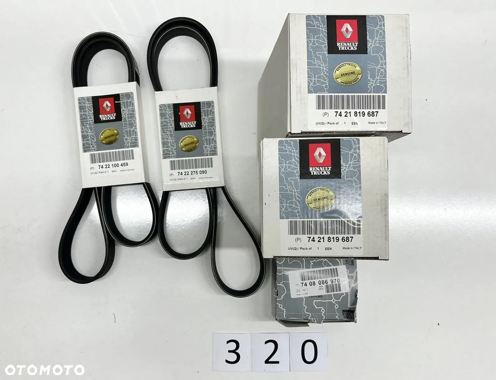Zestaw paska klinowego wielorowkowego Renault Kerax, Premium 7485130484 - 6