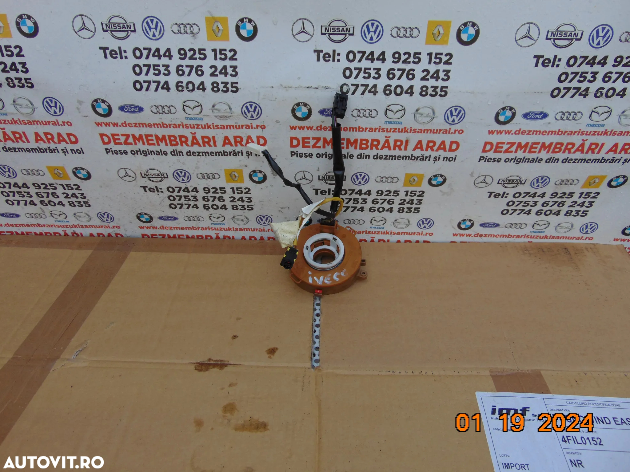 Spirala Volan Iveco Daily 2014-2022 banda volan senzor unghi volan dezmembrez iveco 2.3 euro 6 - 2