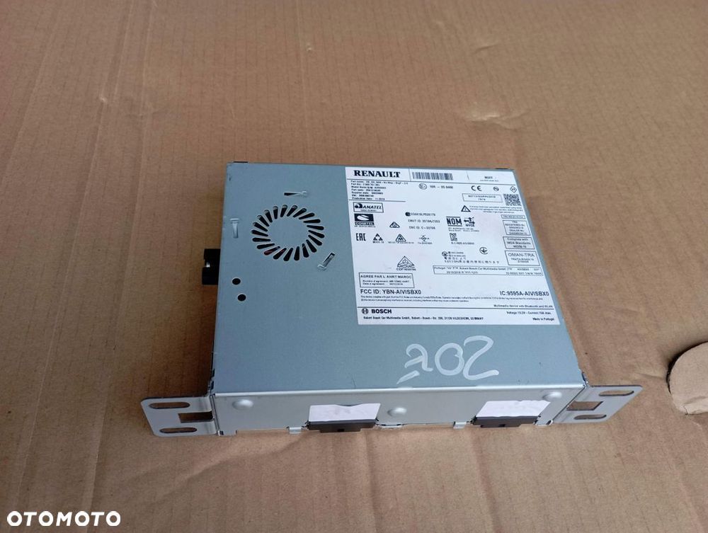 RENAULT ZOE RADIO WYŚWIETLACZ EKRAN 280346137R - 3