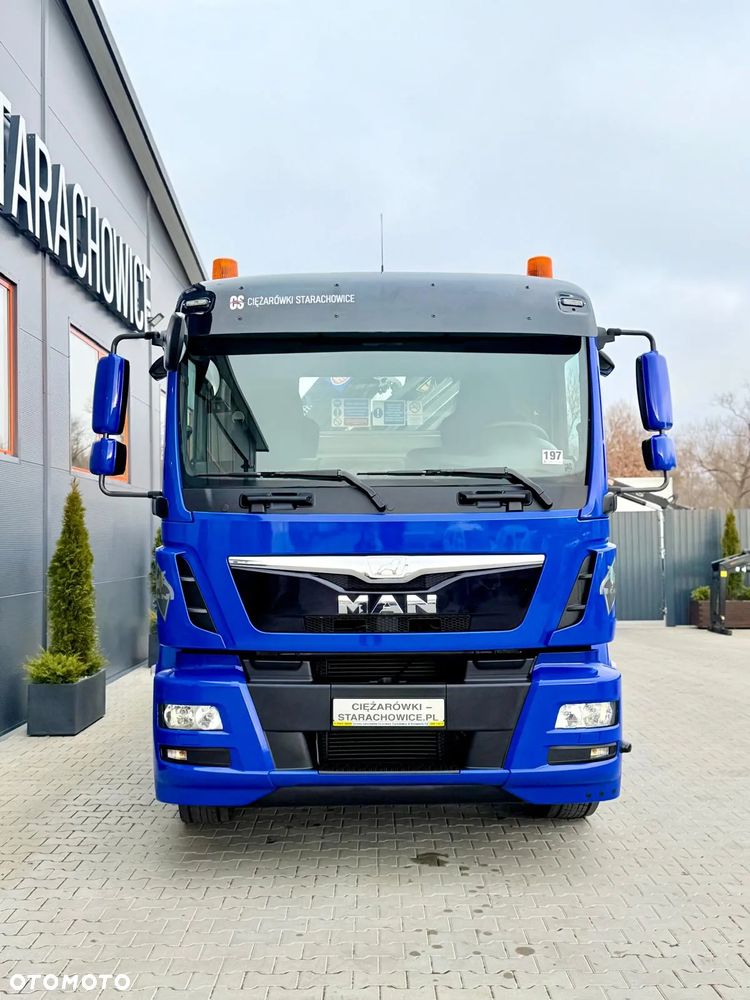 MAN MAN TGM TGL TGS 18.250 // E6 // wywrotka + HDS HMF z pilotem // 4x2 // budowlanka // kiper wywrot żuraw dzwig kran Crane - 11