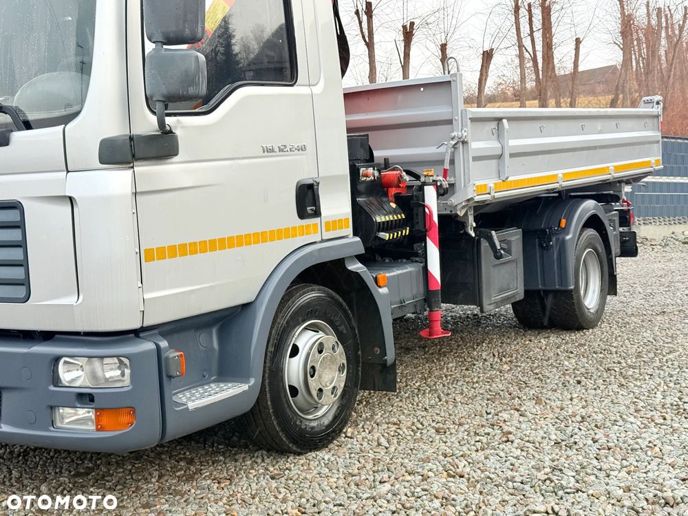 MAN MAN TGL 12-240 Kiper Wywrotka 4x2 Kran PALFINGER PK 12500 BARDZO DOBRY STAN - 5