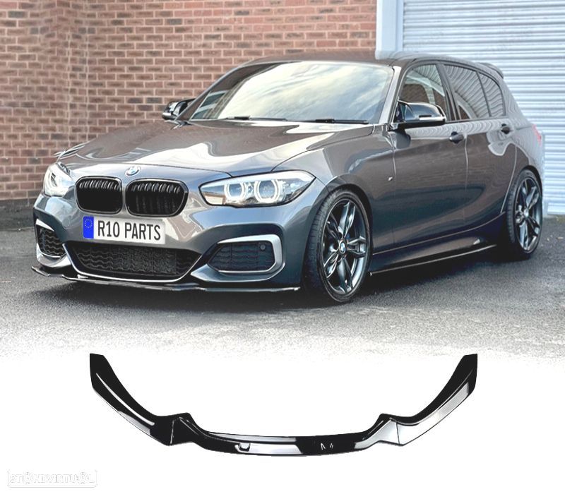 SPOILER LIP BMW F20 15-19 PRETO BRILHANTE - 1