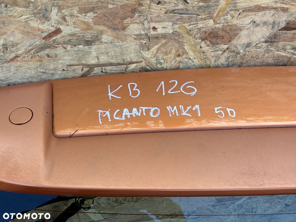 KIA PICANTO MK1 I KOD LAK.03 KLAPA BAGAŻNIKA KLAPA TYŁ KOMPLET - 2