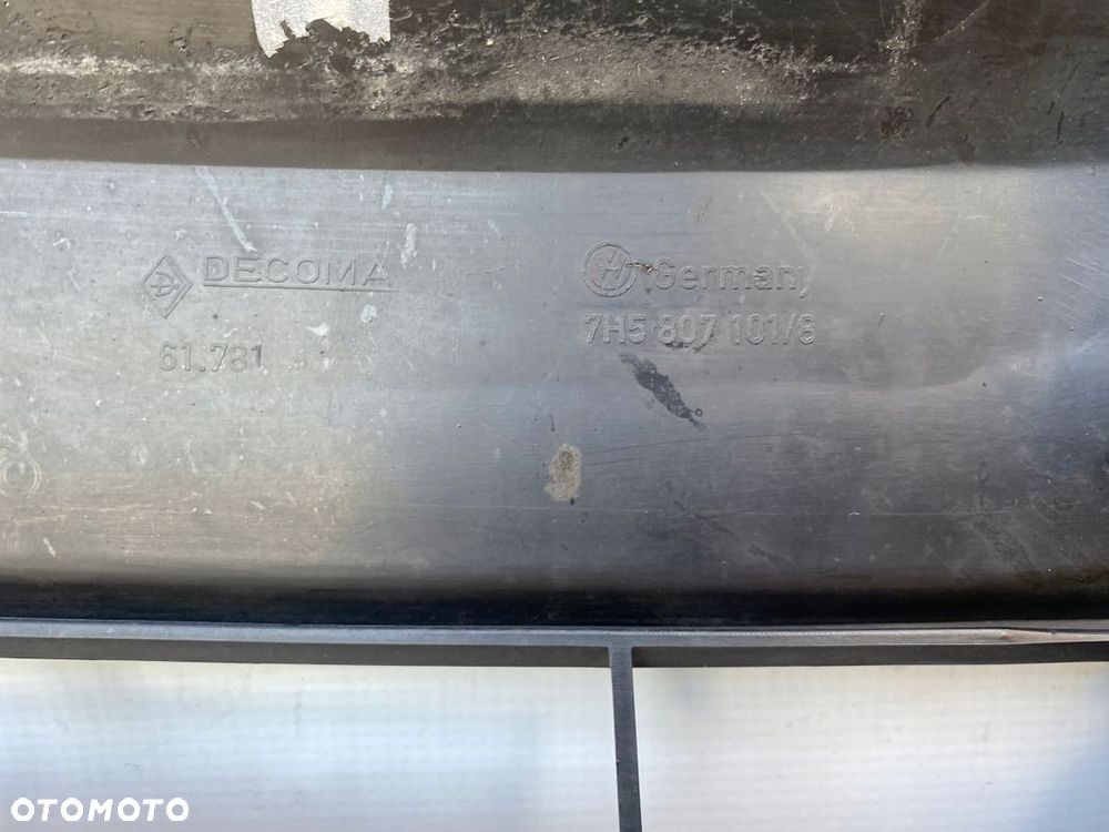 VW T5 CARAVELLE MULTIVAN 04- ATRAPA GRILL ORYGINAŁ METALIK 7H5A807101 - 13