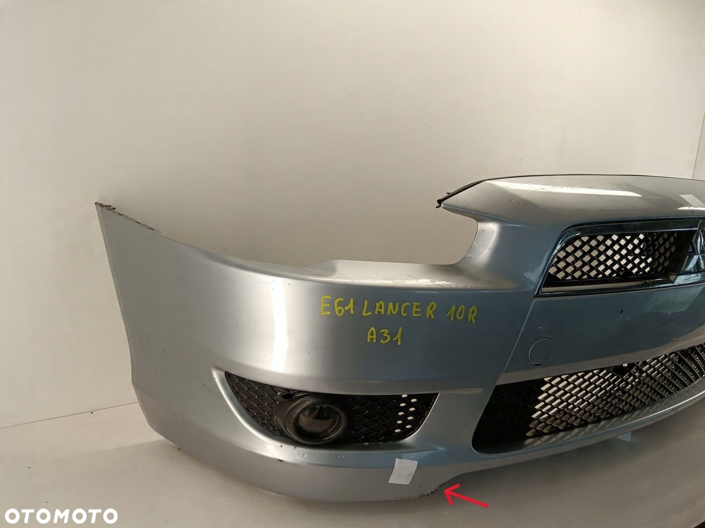 ZDERZAK PRZEDNI GRILL MITSUBISHI LANCER VIII 8 07-17 A31 - 2