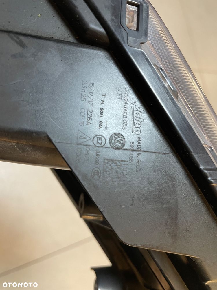 Światło przeciwmgielne halogenl przedni lewy VW  Polo VI 2G0941661B - 4