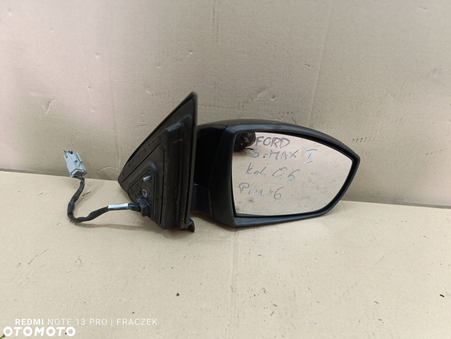 FORD S-MAX MK1 G6 LUSTERKO LEWE 5 PIN LUB PRAWE 6PIN - 10