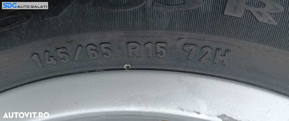 Set 4 Jante Roti Aliaj 145 65 R15 si 175 55 R15 Smart Fortwo 1998 - 2006 [M8968] - 4