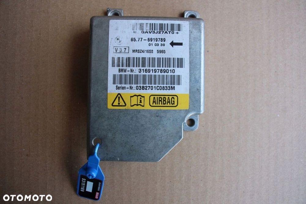 Moduł sensor poduszek AIRBAG BMW 5 e39 6919789 V 3.7 - 1