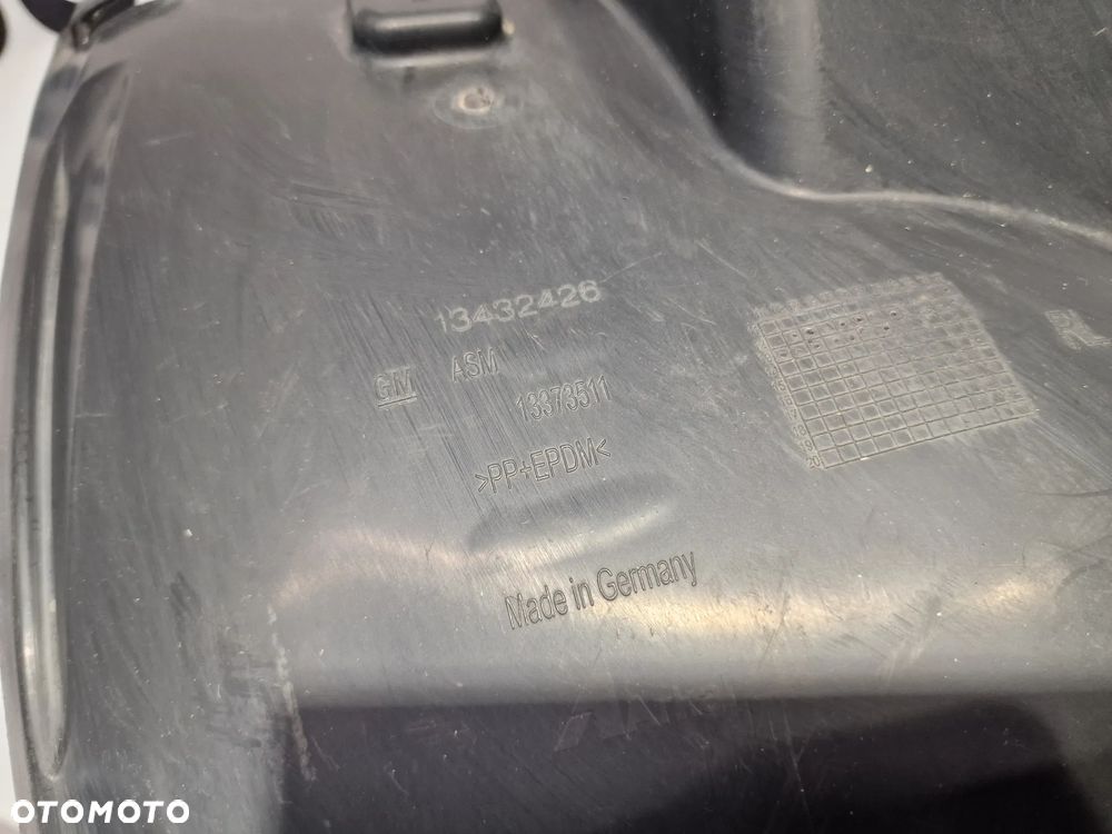 OPEL ASTRA 4 IV J LIFT 12- LEWE NADKOLE PRZEDNIE PRZÓD , TYLNA TYLNIA CZĘŚĆ , NR 13432426 , NR AUKCJI N1061 - 2
