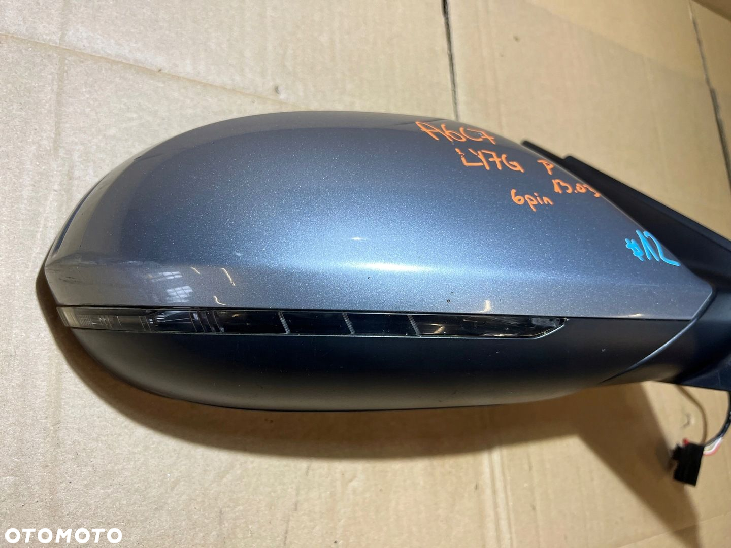 AUDI A6 C7 LY7G LUSTERKO PRAWE 6 PIN UK - 6