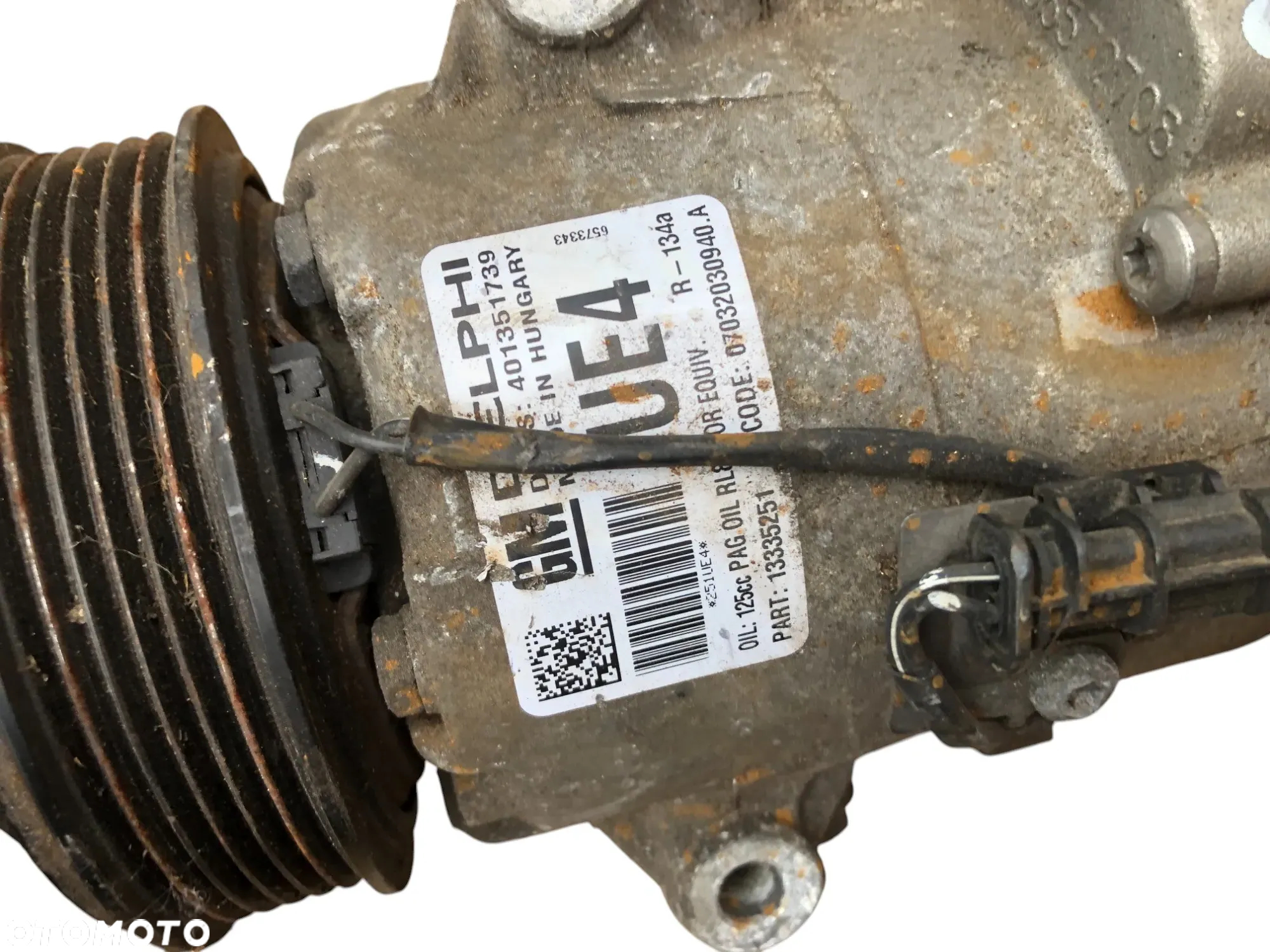Kompresor Sprężarka Klimatyzacji 13335251 6PK Opel Astra J Zafira B 1.3/1.7/1.9 CDTI - Gwarancja Wysyłka Montaż - 2