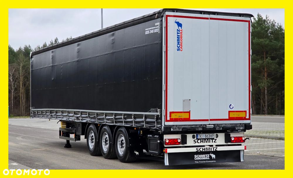 Schmitz Cargobull SCHMITZ CARGOBULL❗️❗️ MODEL 2019 / FIRANKA STANDARD / OŚ PODNOSZONA / OSIE SCHMITZ / CERTYFIKAT XL CODE / HAMULCE TARCZOWE / MULTILOCK / OPONY 90% / JAK NOWA ❗️❗️ - 1