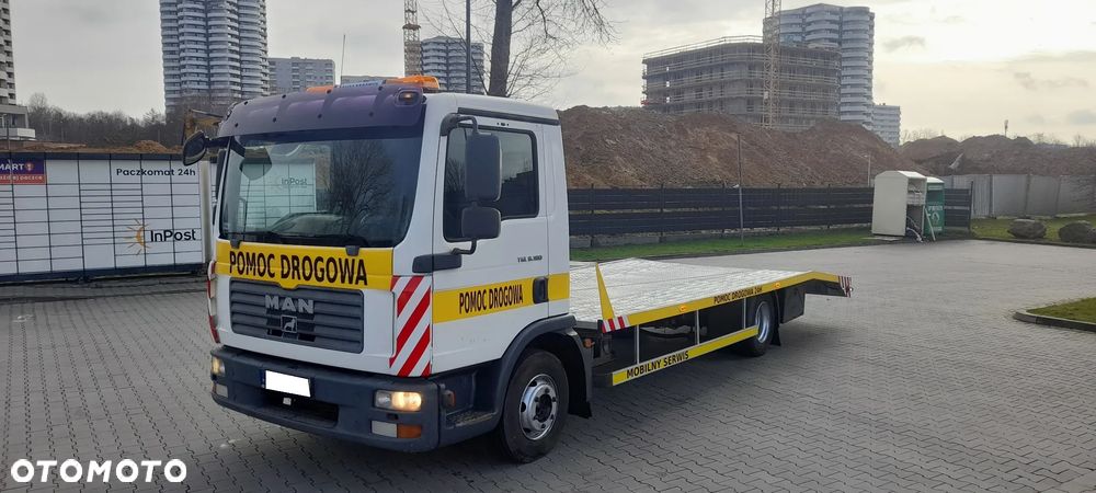 MAN TGL 12,240 POMOC DROGOWA LAWETA HOLOWNIK AUTOLAWETA - 1