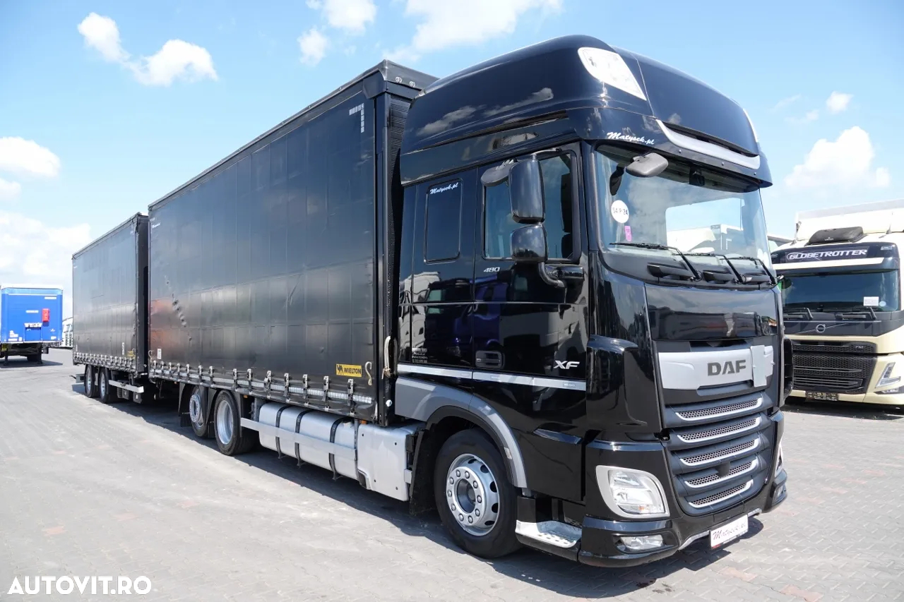 DAF XF 480 / COMBINAȚIE TANDEM / 120 M3 / TRANSPORT / I-PARK COOL / WIELTON / 2019 / CONTRACTUL DE SERVICE DUPĂ - 3