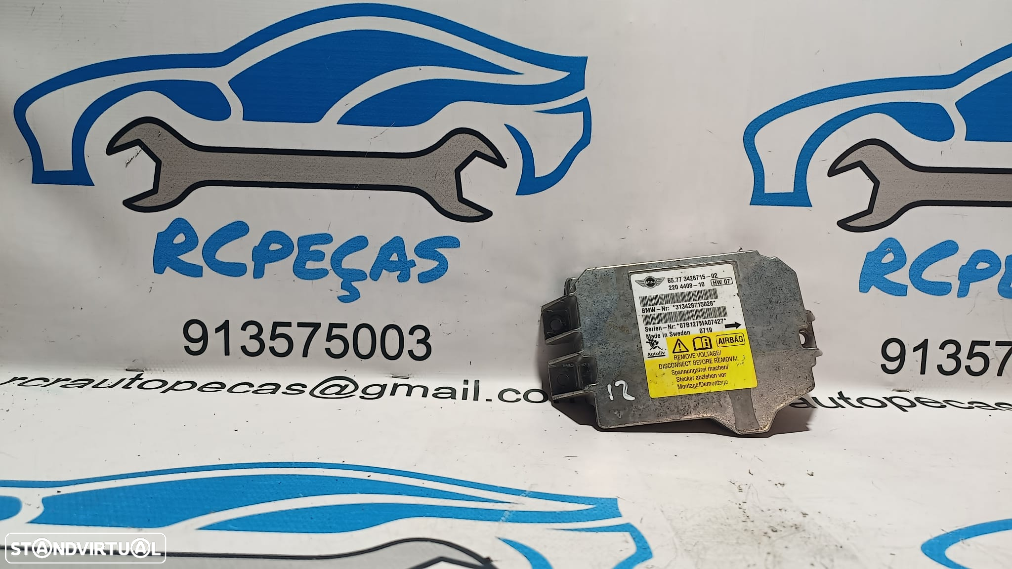 CENTRALINA ECU MODULO AIRBAG MINI COOPER R56 6577342871502 65773428715 342871502 3428715 - 3