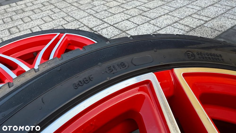 Koła r18 5x120 Borbet 225/40 ET30 8J bmw e46 e36 e39 e60 VW transporter t5 XRT8018 alufelgi KBA49282 - 5