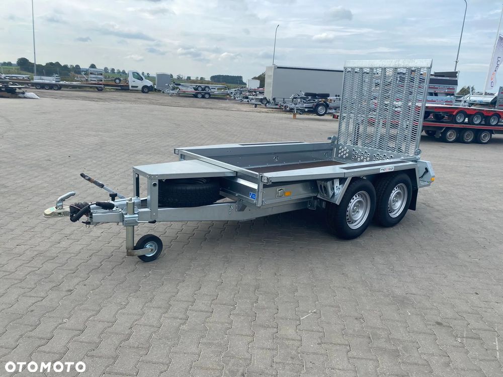 Brenderup Dostawa przyczepa koparkowa budowlanka z trapem 260x126x25cm DMC2600kg MOCNA I SOLIDNA pod minikoparkę - 14