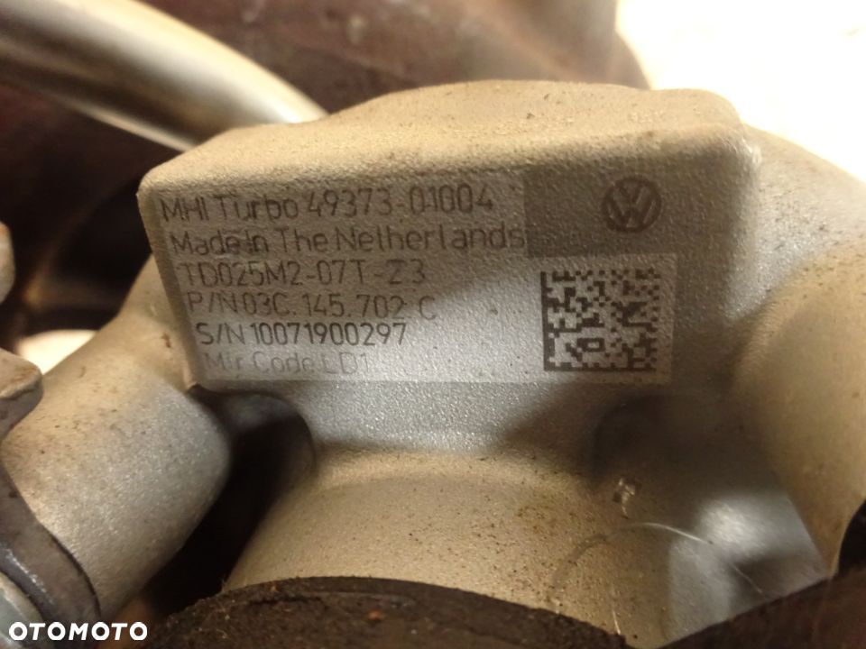 03C145702C turbina turbo 1.4 tsi tfsi CAX golf VI  a3 b7  czesci - 2