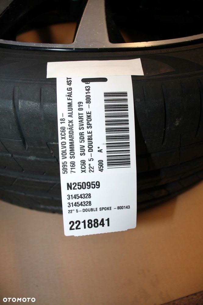 VOLVO XC60 XC90 FELGI KOŁA R DESIGN 22 CALE, OPONY PIRELLI P ZERO 2020 - 6