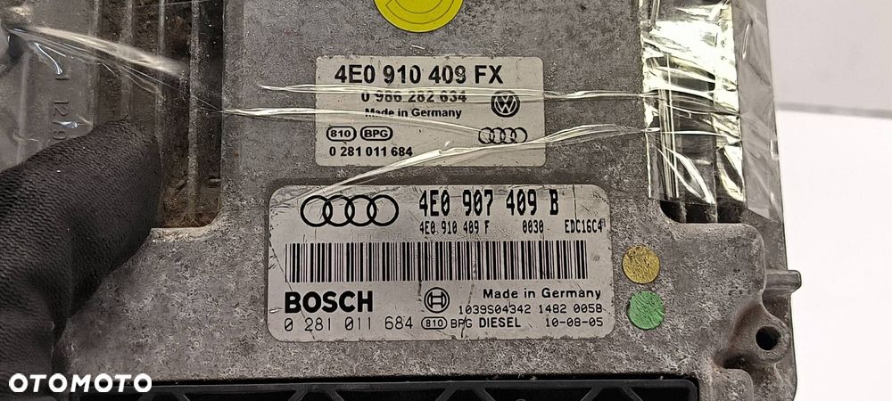 KOMPUTER AUDI A8 D3 4E0910409FX - 3