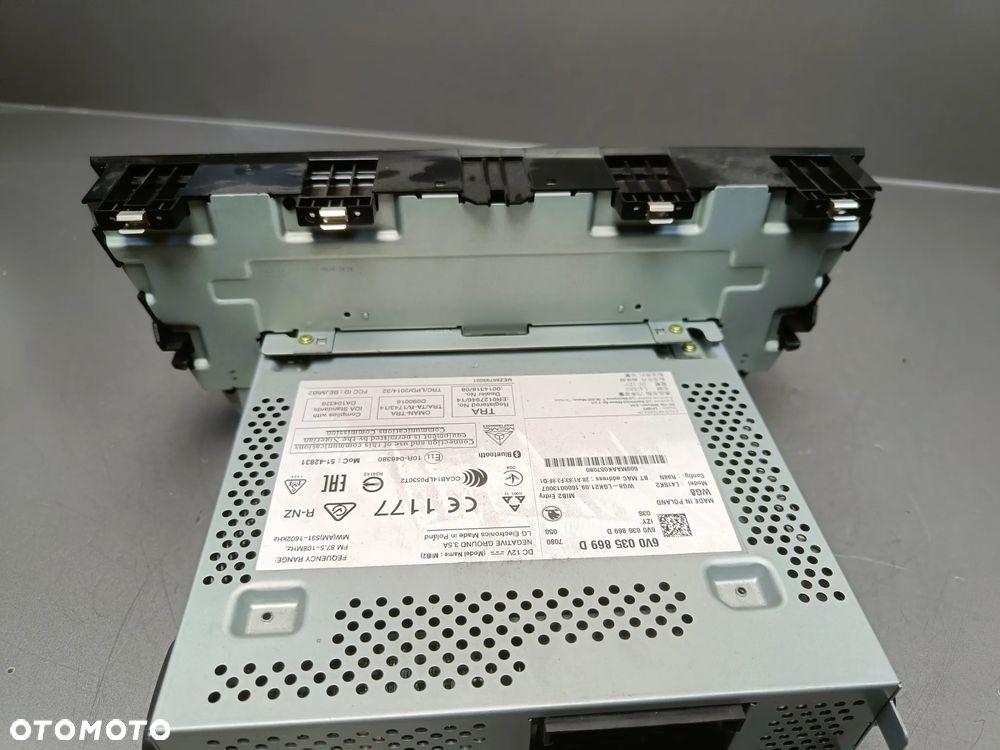 Radio Skoda Fabia 3 III Wyświetlacz Jednostka Czytnik 6V0035869D - 8