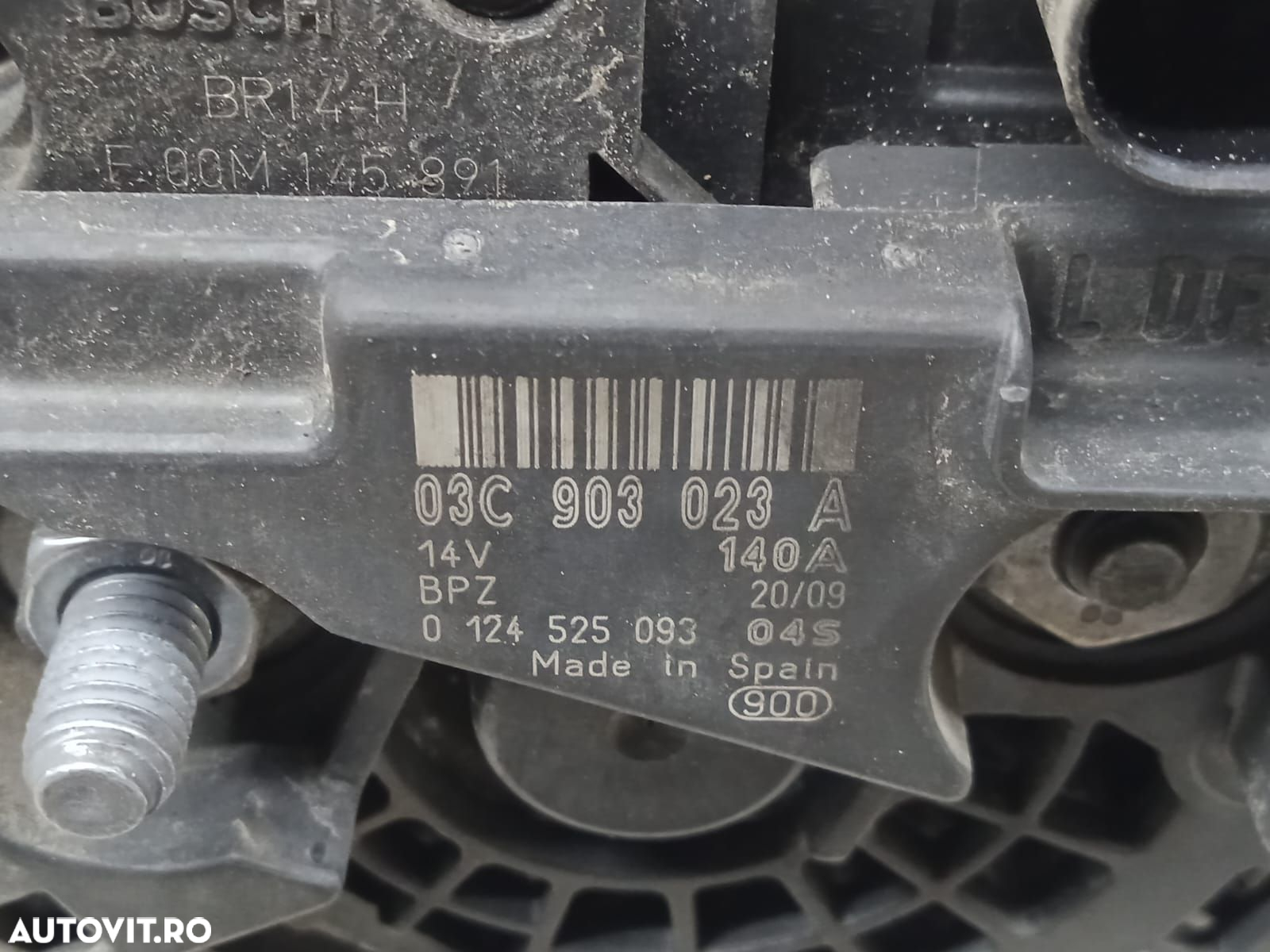 Alternator 1.4 tsi cax 03c903023a Skoda Superb 2 [2008 - 2013] - 4