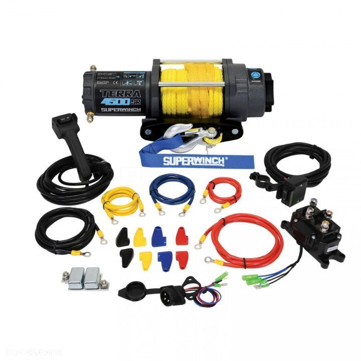 Wyciągarka Elektryczna Superwinch Nowa Terra 4500 SR Z Liną Syntetyczną - 8