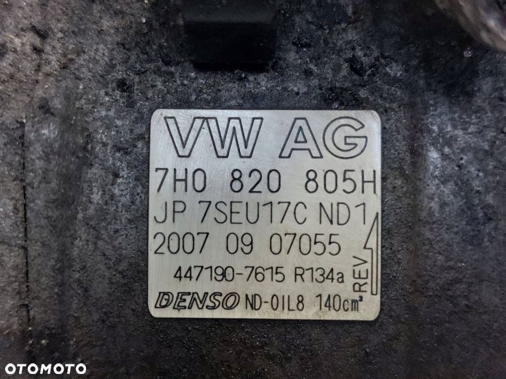 KOMPRESOR KLIMATYZACJI DO REGENERACJI VW TRANSPORTER T5 2.5 TDI - 2