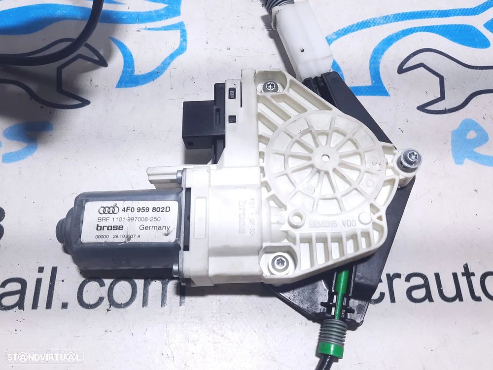 MOTOR SISTEMA ELEVADOR VIDRO PORTA FRENTE FRONTAL DIREITA AUDI AUDI A6 C6 - 4