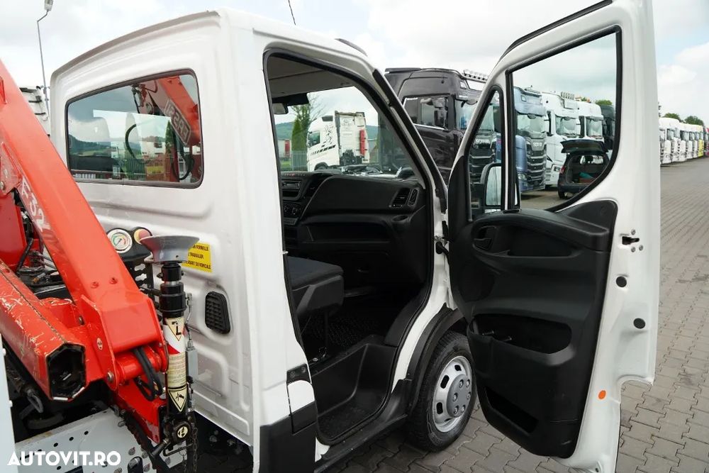 Renault DAILY 35-150 / BASCULATOR + MACARA AUTOCAR FASSI F32A / CAPACITATE DE RIDICARE MAXIMĂ 995 KG / RAZĂ DE ATINGERE 5,5 M / IMPORTAT - 37