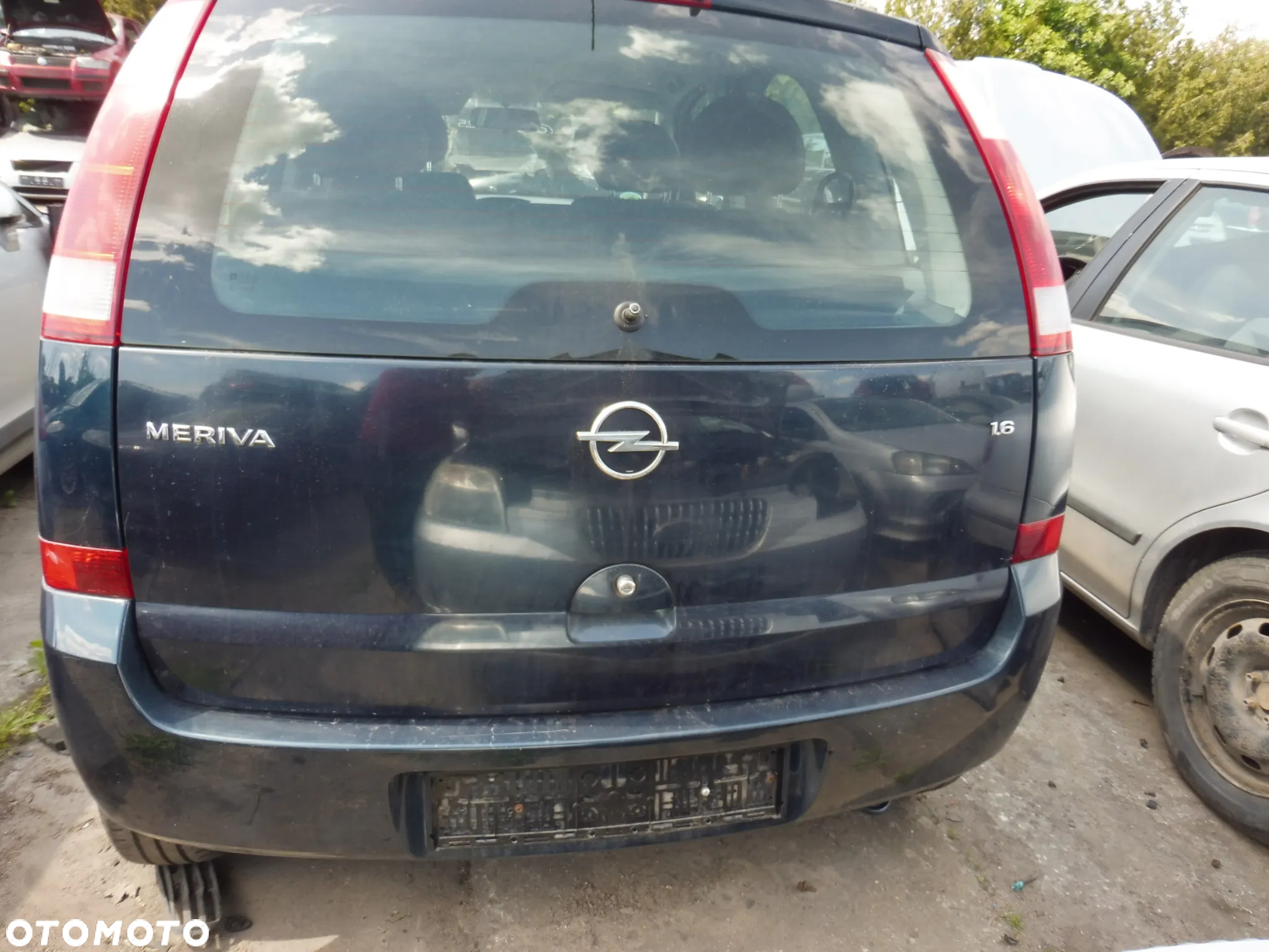 Opel Meriva A 1.6 16V Z16XE Skrzynia F17W394 Z20U Maska Zderzak Błotnik Lampa Reflektor - 5
