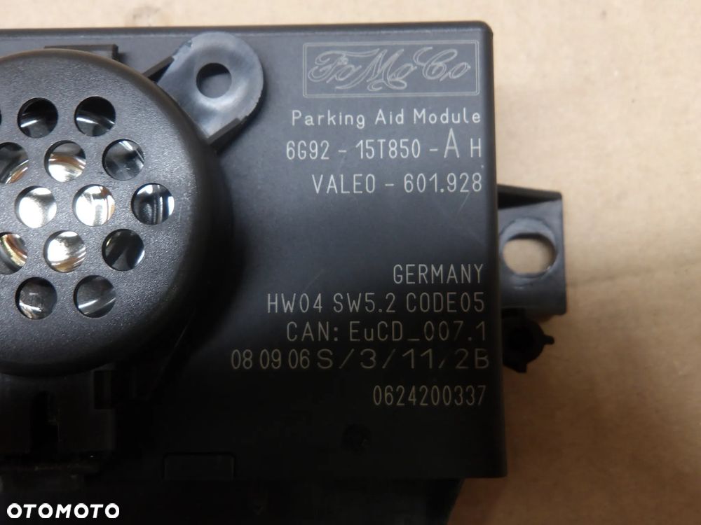 FORD S-MAX 06-10 1.8TDCI MODUŁ PARKOWANIA PDC 6G92-15T850-A - 4