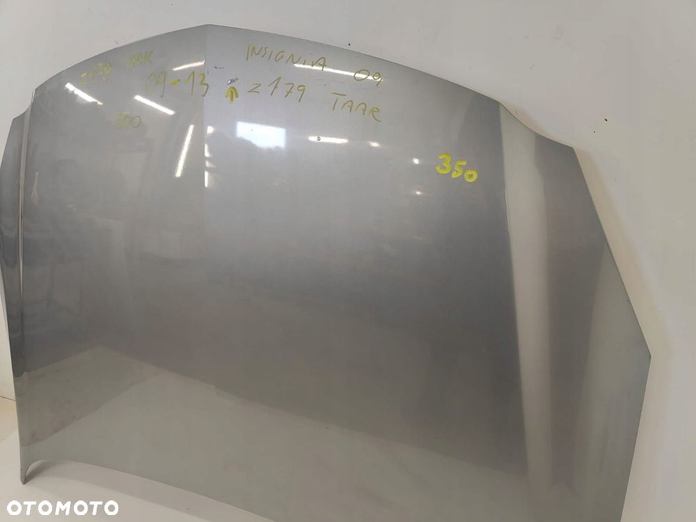 opel insignia a 09-13 maska pokrywa silnika lak: z179 taar - 6