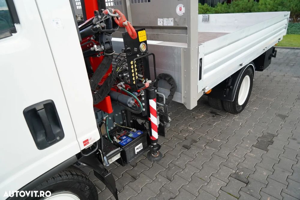 Isuzu M21 / 120 CP / 3,25 M TRANSMISIE / TWIN / + PALGINGER PK 2900 B / 990 KG CAPACITATE DE RIDICARE / ATINGERE 6,2 M / 2021 - 11